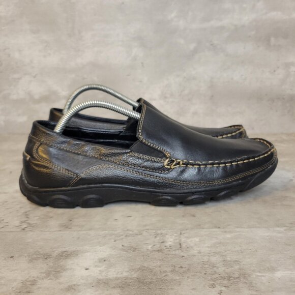 G.H. Bass Shoes Mens Size 10 Leather Slip On Loafers Comfort Casual Driving - Picture 3 of 11